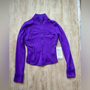 Lululemon Define Crop Jacket Atomic Purple Size 6 NWT